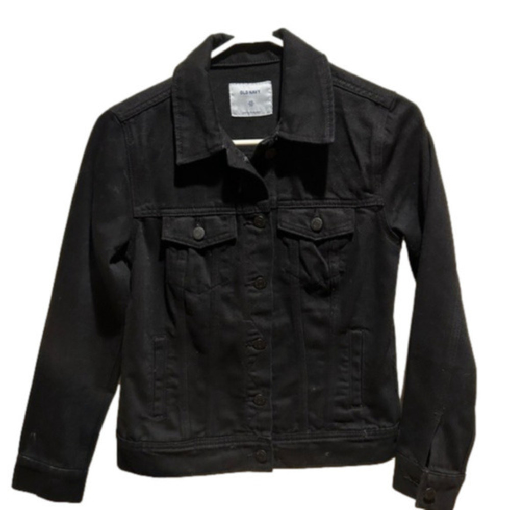 Old Navy Black  Jean Jacket XS